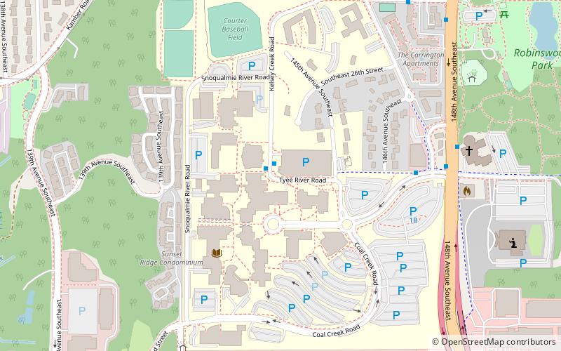 Bellevue College location map