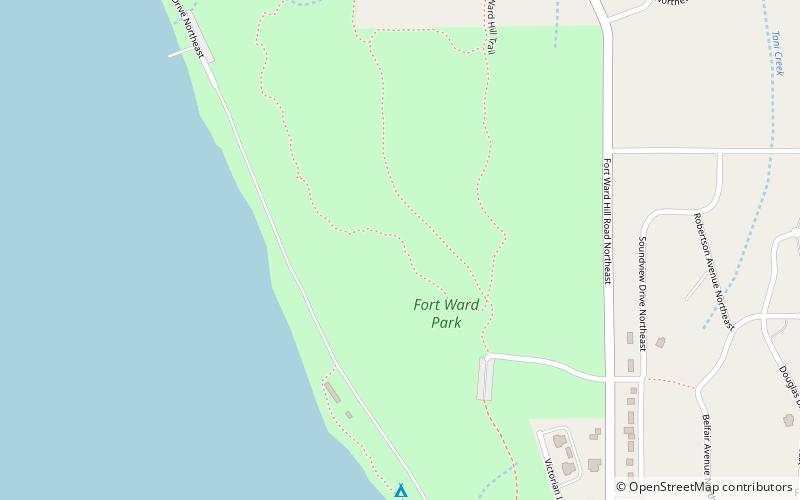Fort Ward Park location map
