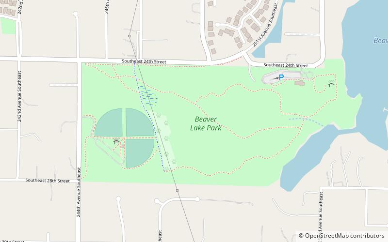 Beaver Lake Park location map