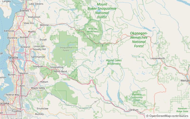 Lake Dorothy location map