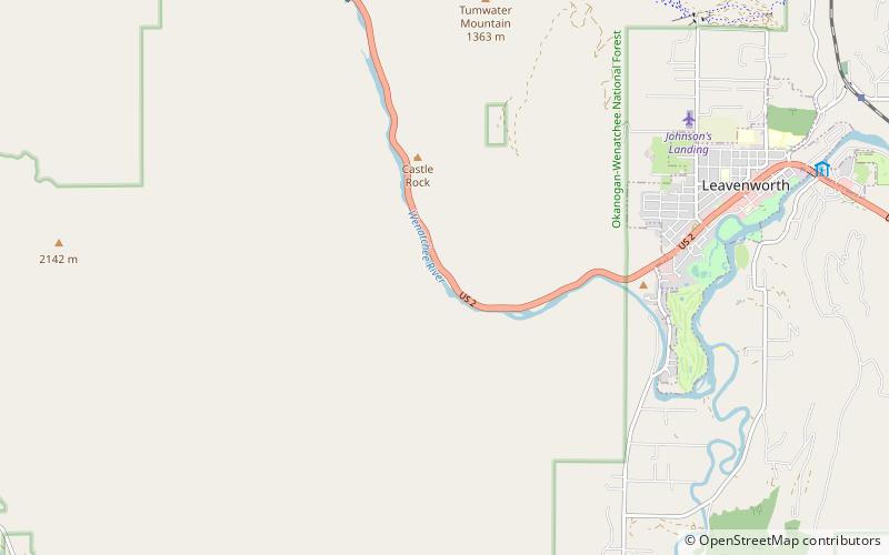 old pipeline bed trailhead leavenworth location map