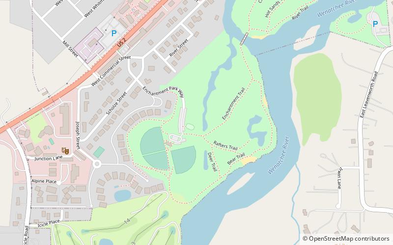 enchantment park leavenworth location map