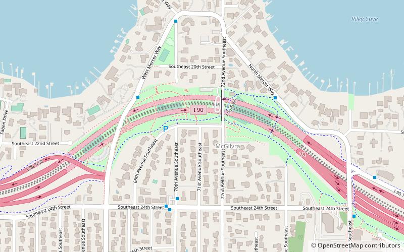 Aubrey Davis Park location map