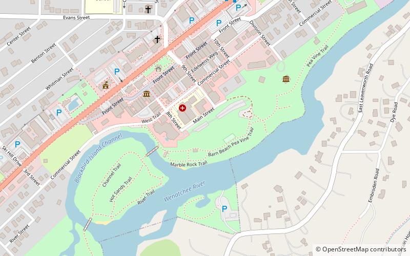 waterfront park leavenworth location map