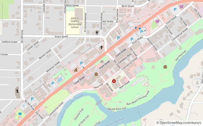 front street park leavenworth location map
