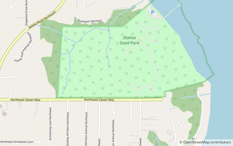 Park Stanowy Illahee location map