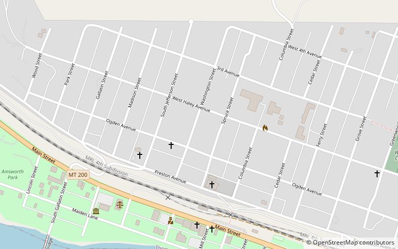 Thompson Falls Women's Club location map