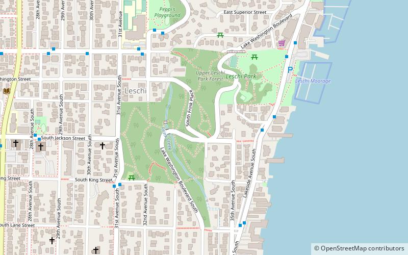 frink park seattle location map