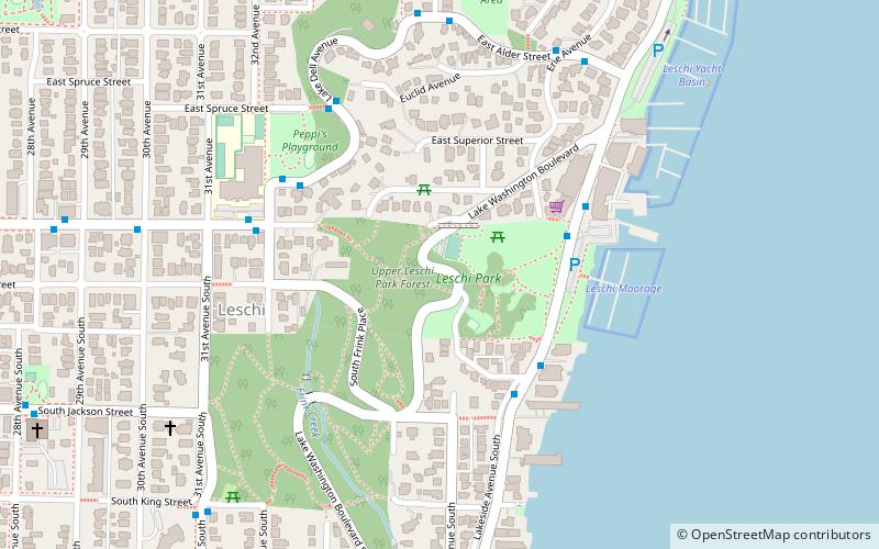 Leschi Park location map