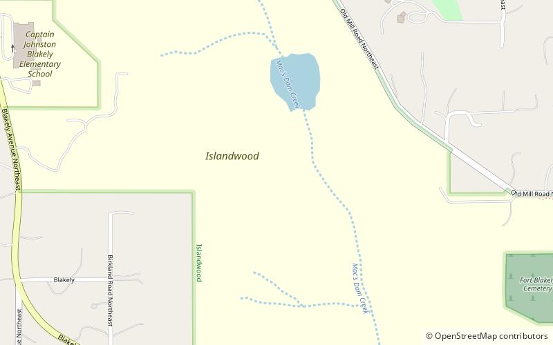islandwood bainbridge island location map