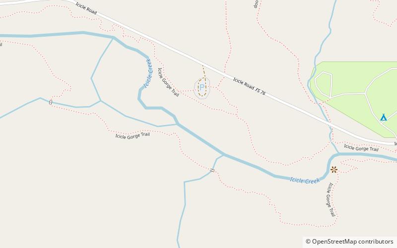 icicle gorge leavenworth location map