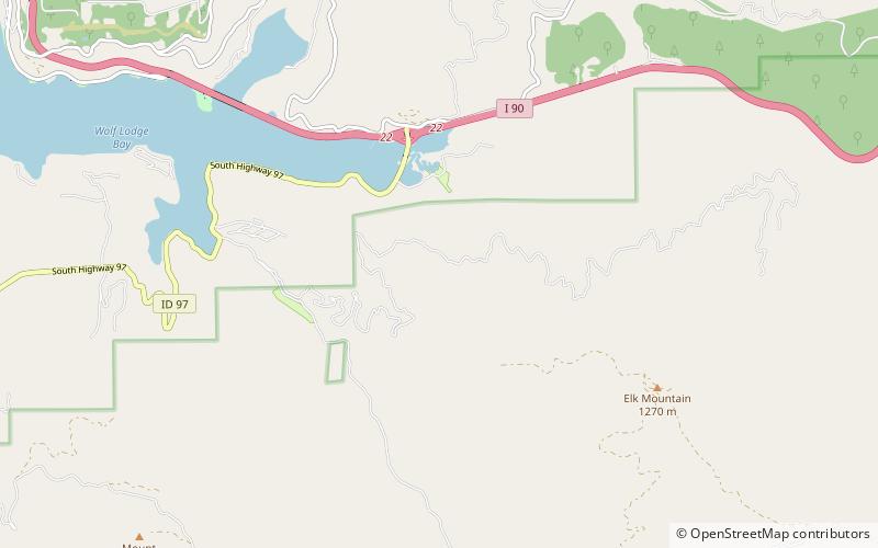 Mineral Ridge National Recreation Trail location map