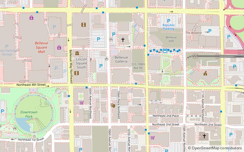 Bellevue Towers location map