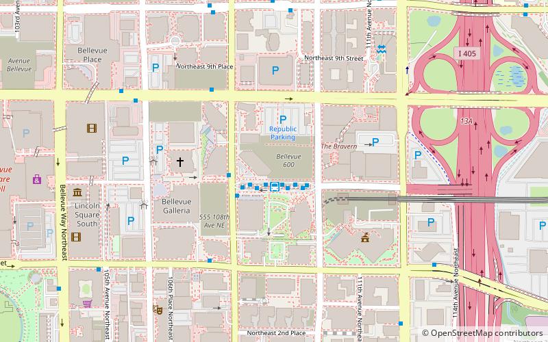 Bellevue 600 location map