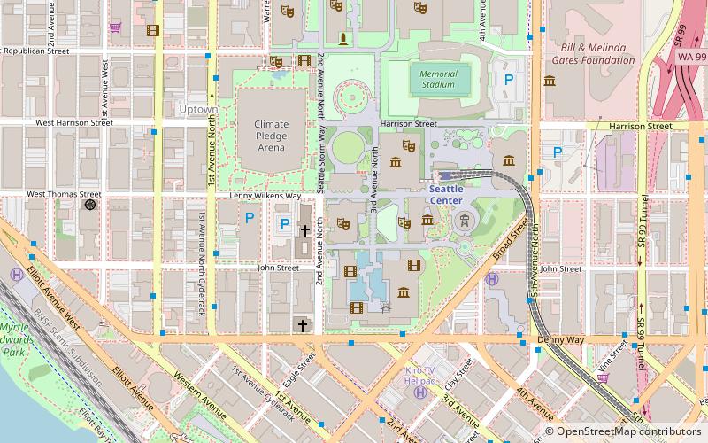 Seattle Children's Theatre location map