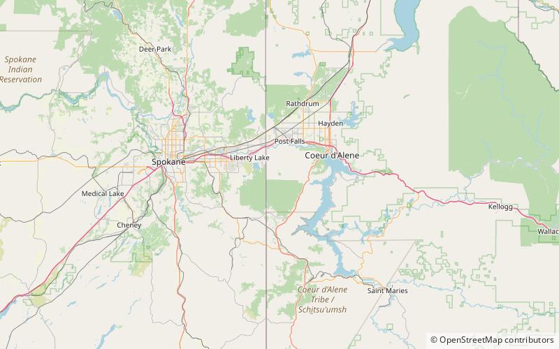 Mica Peak location map