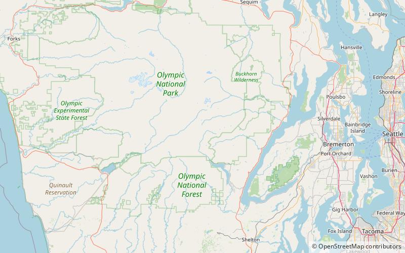 Mount Duckabush location map