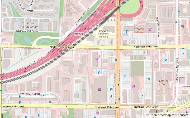 Overlake location map