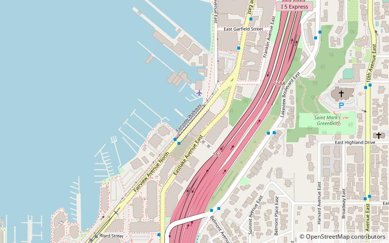 Fairview Avenue North Bridge location map