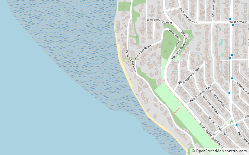 beach lane west seattle location map