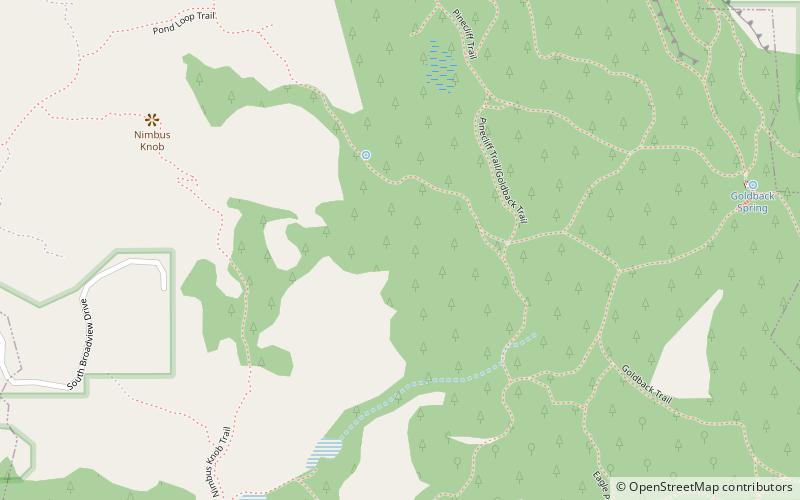 Dishman Hills location map