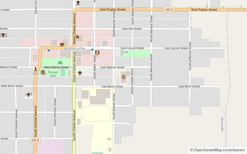 Douglas County Courthouse location map