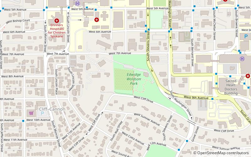 Moore-Turner Garden location map