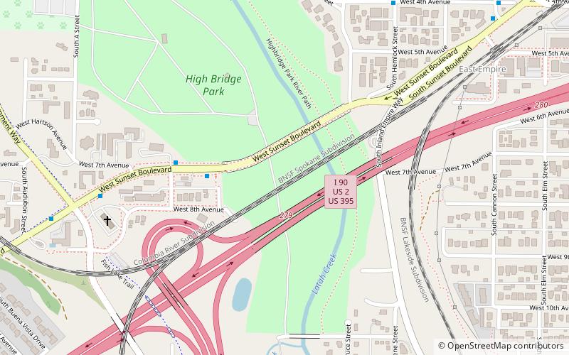 High Bridge location map