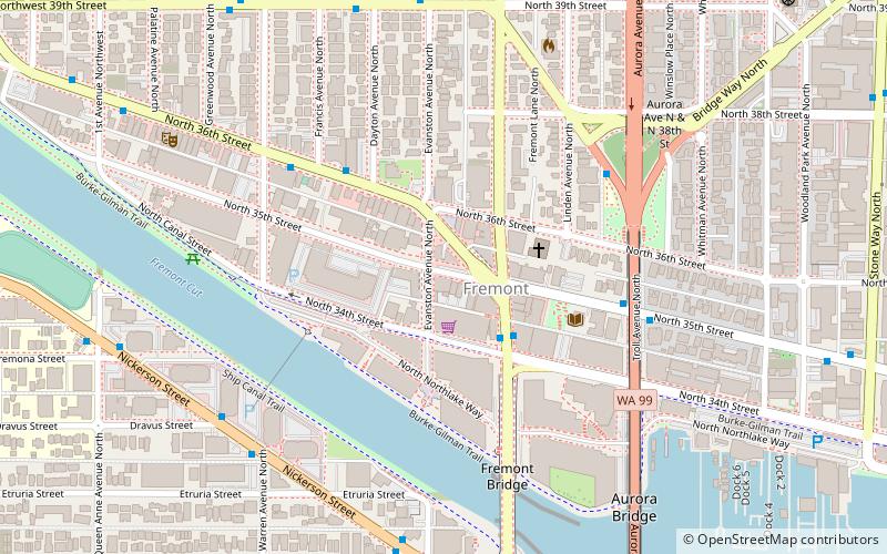 Fremont Rocket location map