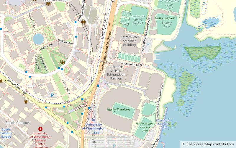 Alaska Airlines Arena at Hec Edmundson Pavilion location map