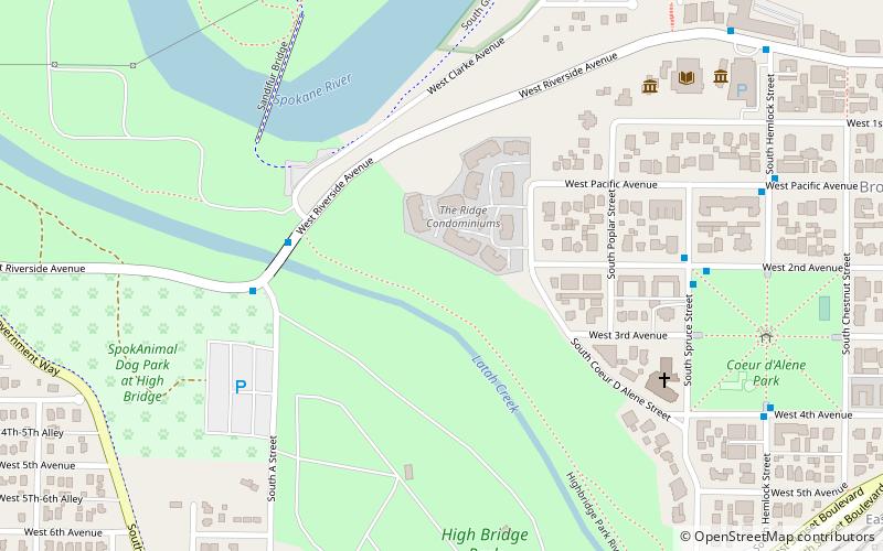 High Bridge Park location map