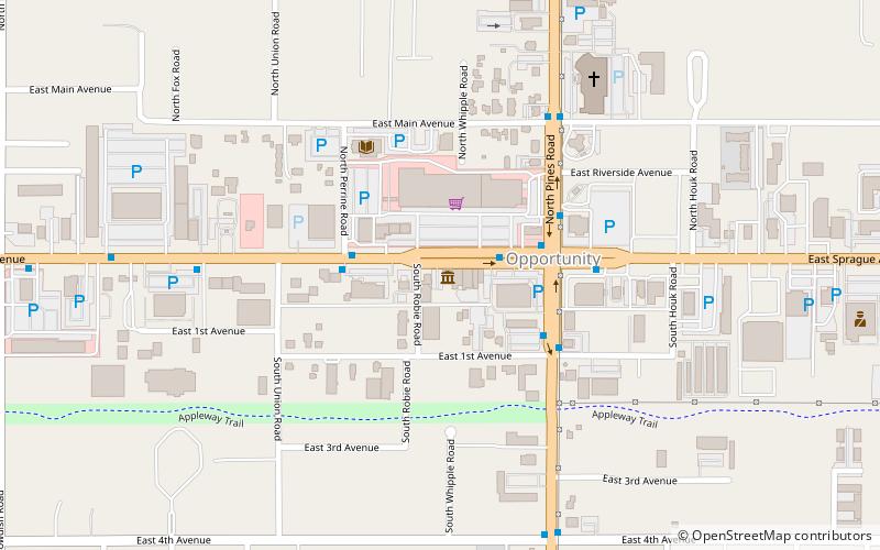 Spokane Valley Heritage Museum location map