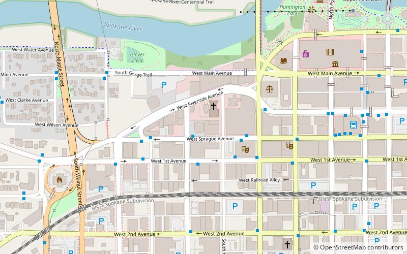 Riverside Avenue Historic District location map