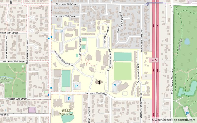 Northwest University location map