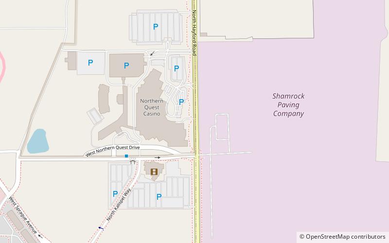 Northern Quest Resort & Casino location map