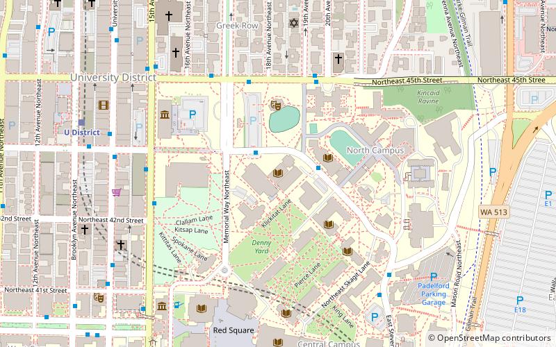 Foster Business Library location map