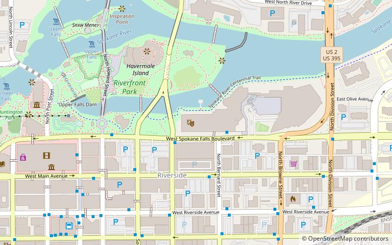 INB Performing Arts Center location map