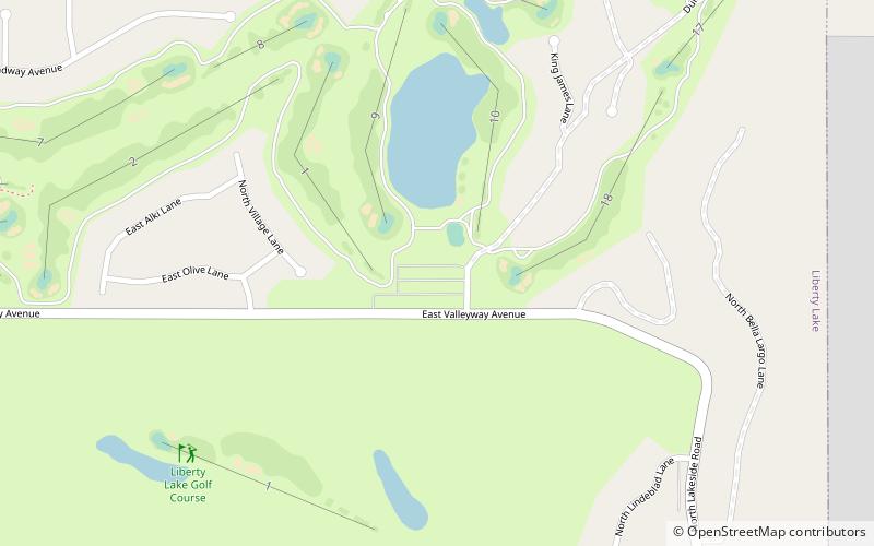 MeadowWood Golf Course location map