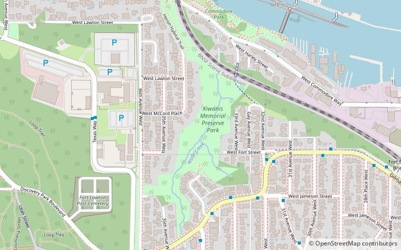 Kiwanis Ravine location map