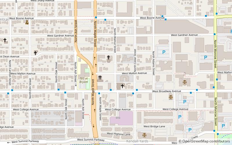 Grace Baptist Church location map