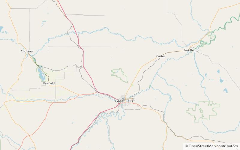 Benton Lake Wetland Management District location map