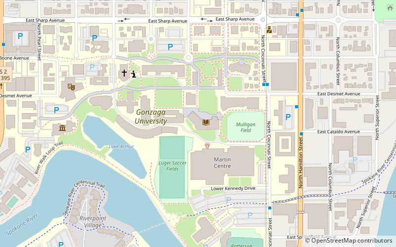 Foley Center Library location map