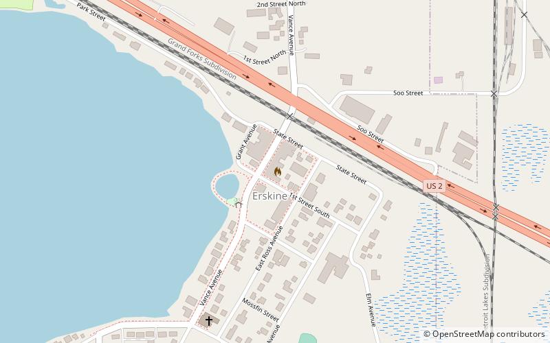 Erskine location map