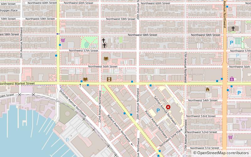 Ballard Carnegie Library location map