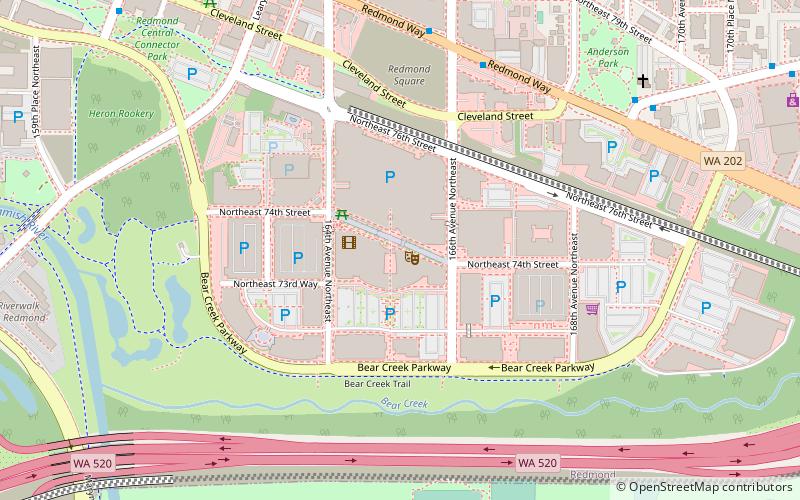 Redmond Town Center location map