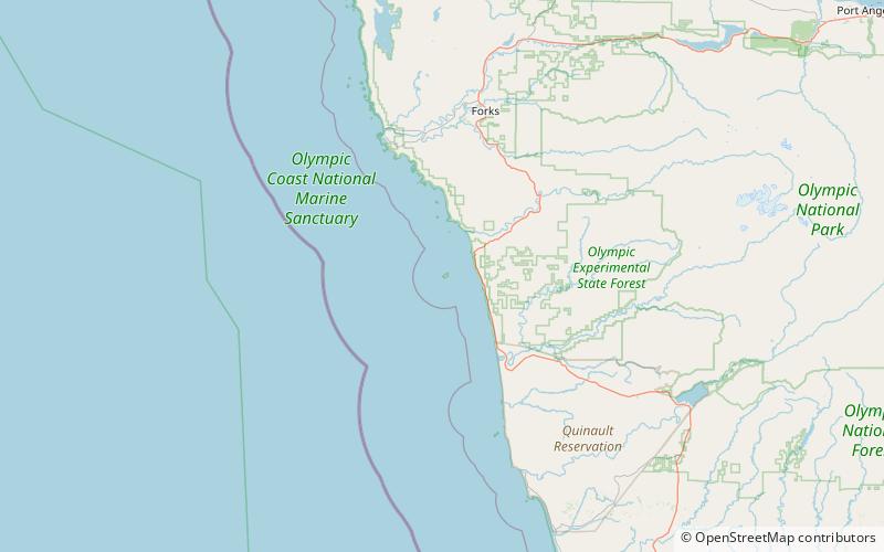 Washington Maritime National Wildlife Refuge Complex location map