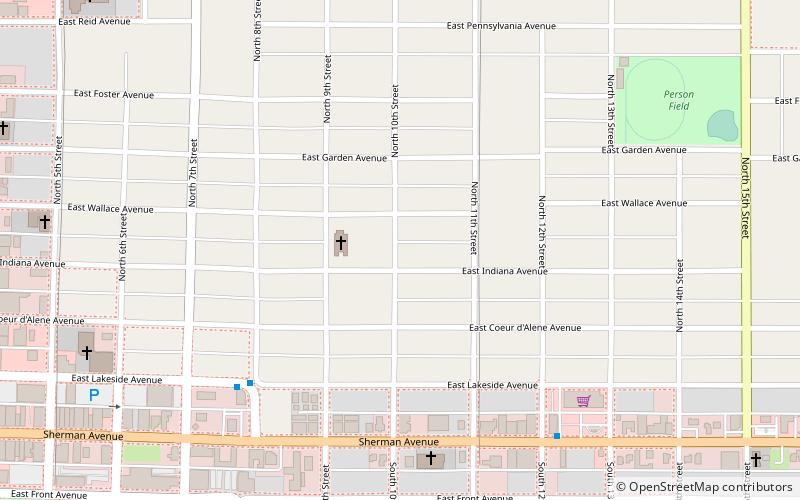 St. Thomas Catholic Church location map