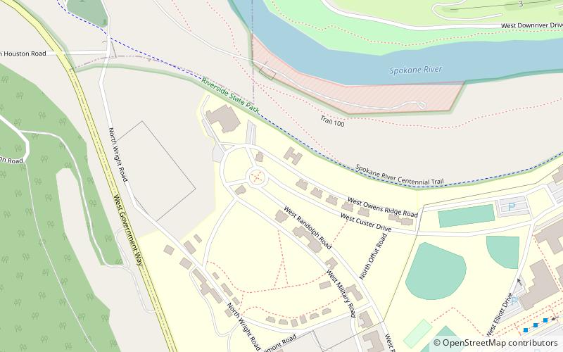 Fort George Wright location map