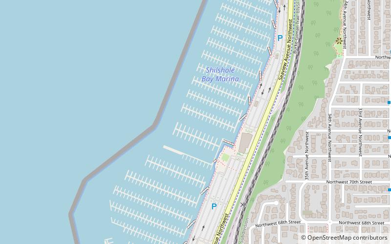 Shilshole Bay Marina location map