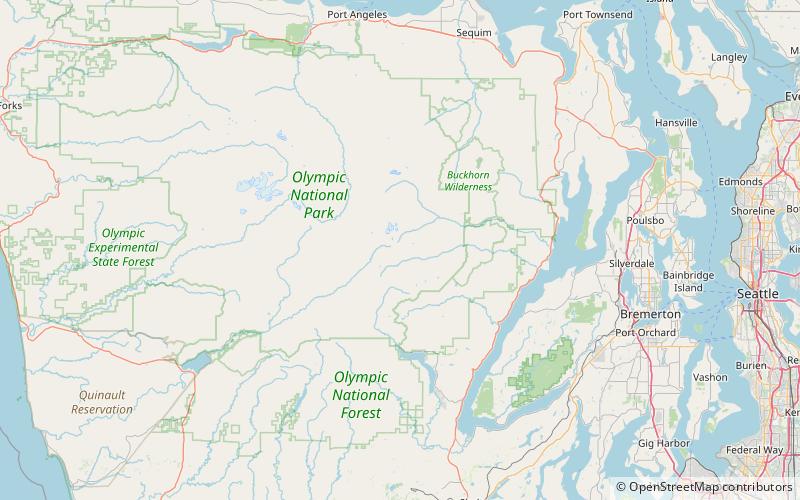 mount la crosse parque nacional olympic location map